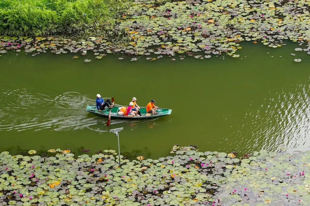 Tam Coc boat ride on Halong Bay Cruise & Ninh Binh Heritage Tour
