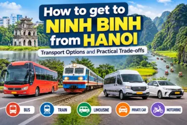 How to get to Ninh Binh from Hanoi: transport options